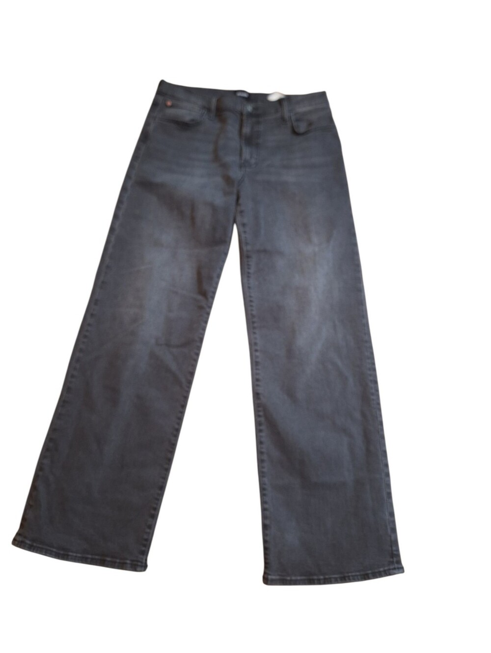 Hudson Rosalie High Rise Wide Leg 32" Austen Jeans Ladies 31 Black Full Length